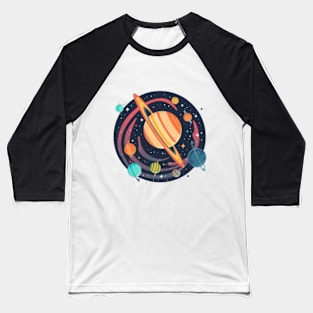 outer space planet Baseball T-Shirt